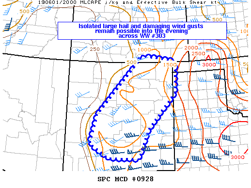 Mesoscale Discussion 928