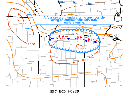 Mesoscale Discussion 929
