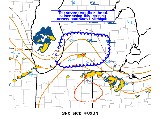 Mesoscale Discussion 934