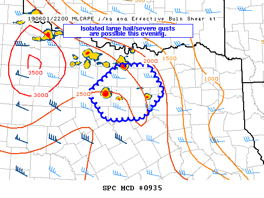 Mesoscale Discussion 935