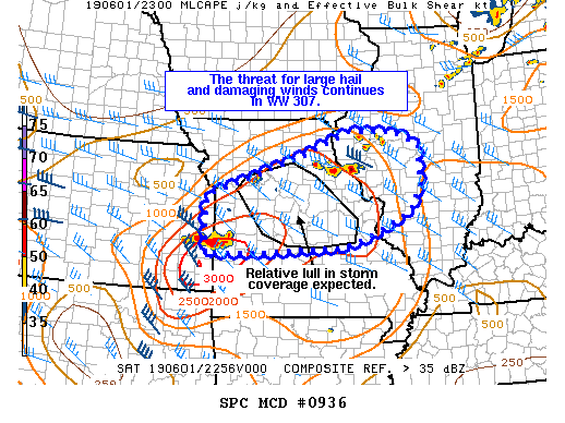 Mesoscale Discussion 936