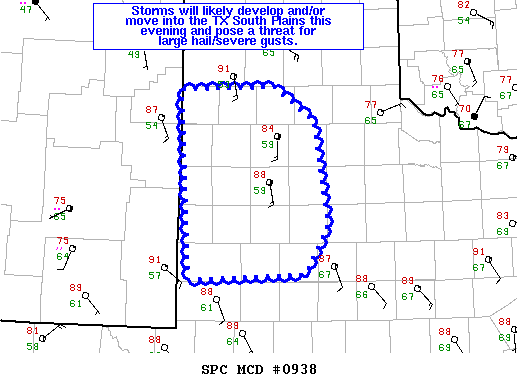 Mesoscale Discussion 938