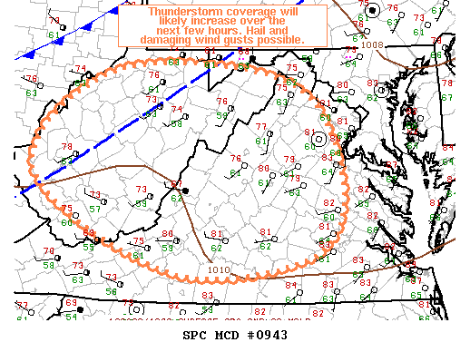 Mesoscale Discussion 943