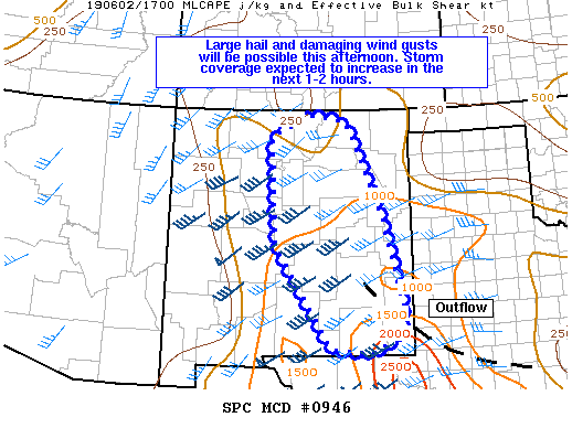Mesoscale Discussion 946