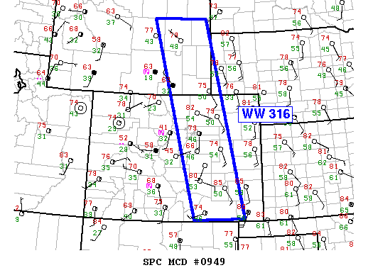 Mesoscale Discussion 949