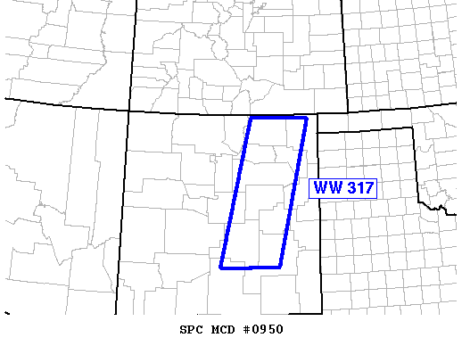 Mesoscale Discussion 950