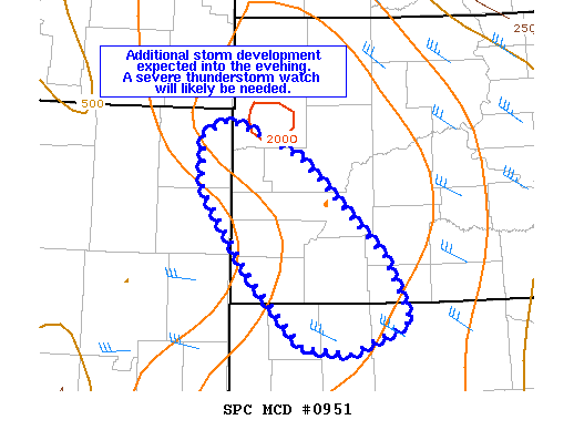 Mesoscale Discussion 951