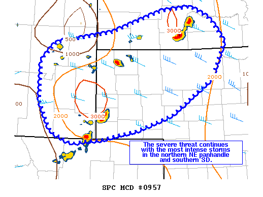 Mesoscale Discussion 957
