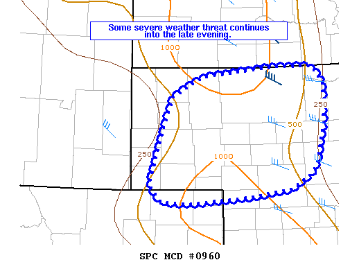 Mesoscale Discussion 960