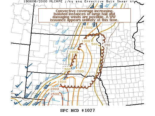 Mesoscale Discussion 1027