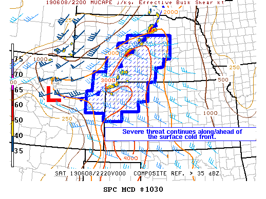 Mesoscale Discussion 1030