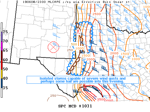 Mesoscale Discussion 1031
