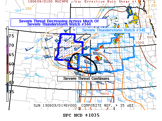Mesoscale Discussion 1035