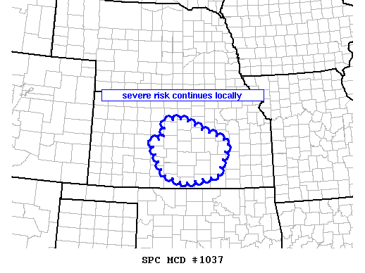 Mesoscale Discussion 1037