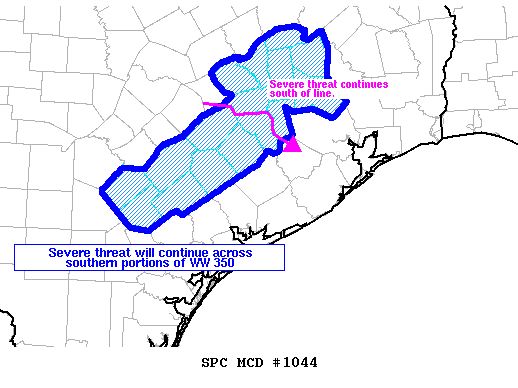 Mesoscale Discussion 1044