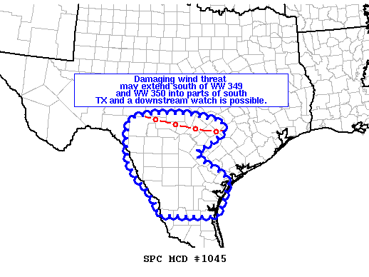 Mesoscale Discussion 1045