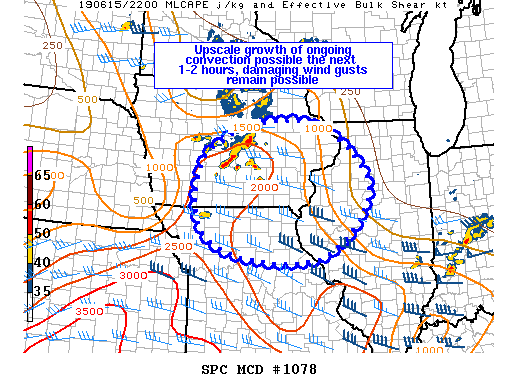 Mesoscale Discussion 1078