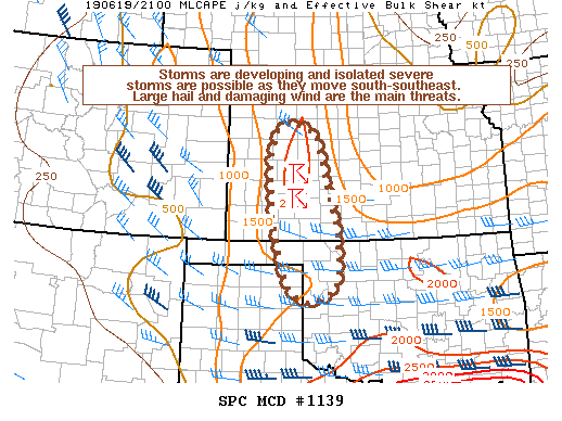 Mesoscale Discussion 1139