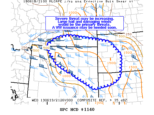 Mesoscale Discussion 1140