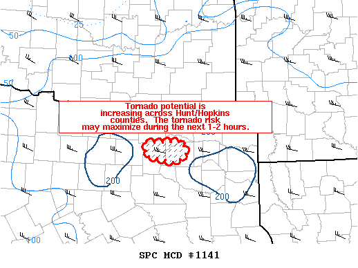 Mesoscale Discussion 1141