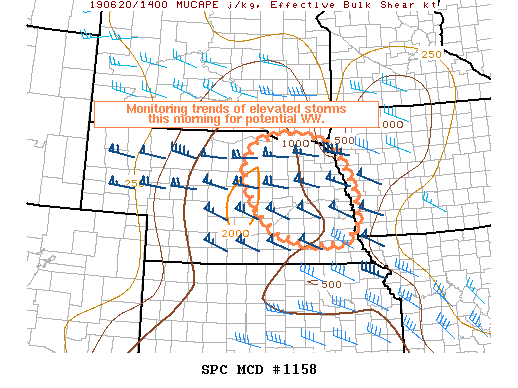 Mesoscale Discussion 1158