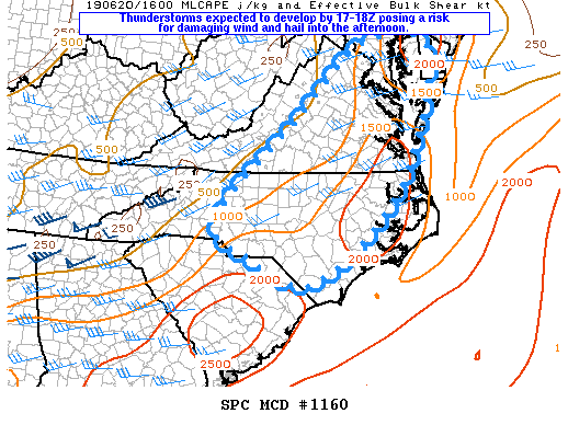 Mesoscale Discussion 1160