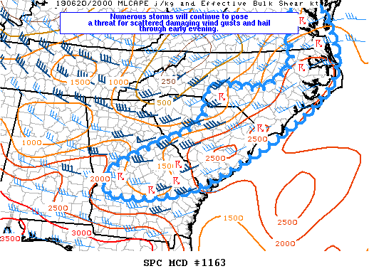Mesoscale Discussion 1163