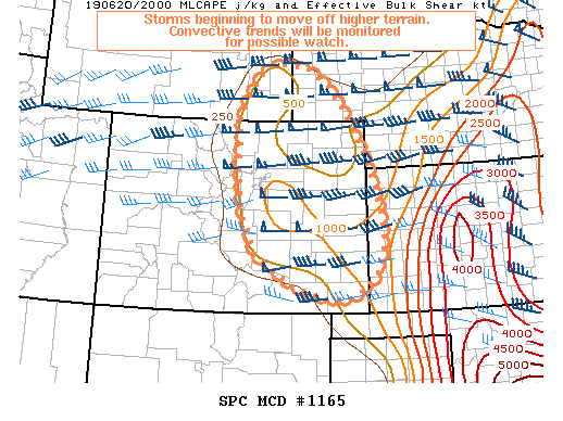 Mesoscale Discussion 1165