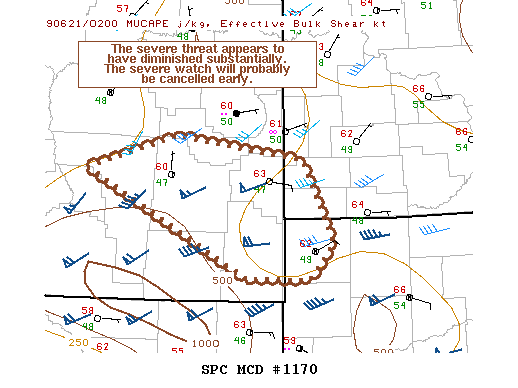 Mesoscale Discussion 1170