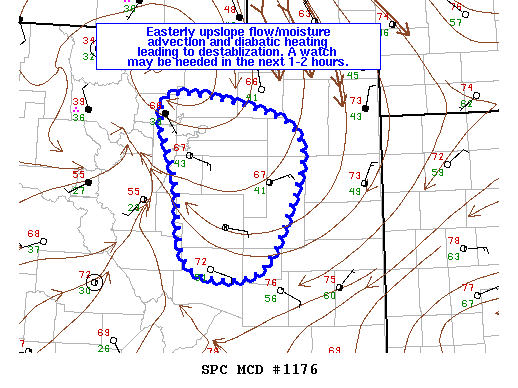 Mesoscale Discussion 1176