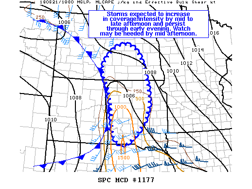 Mesoscale Discussion 1177