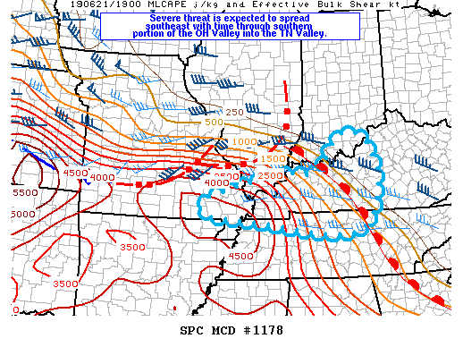 Mesoscale Discussion 1178