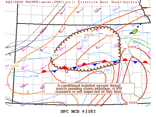 Mesoscale Discussion 1183