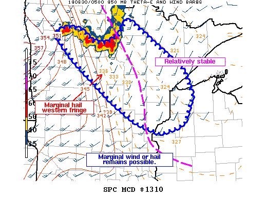 Mesoscale Discussion 1310