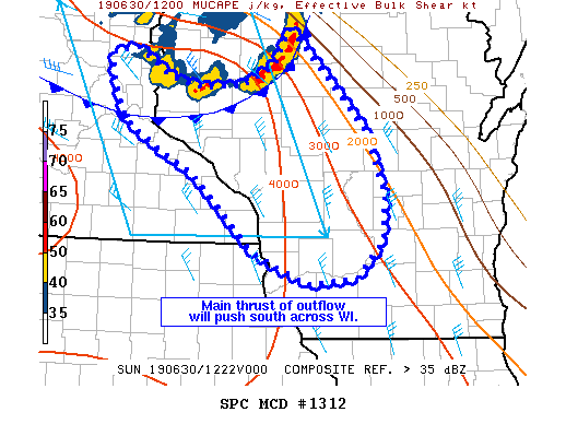 Mesoscale Discussion 1312