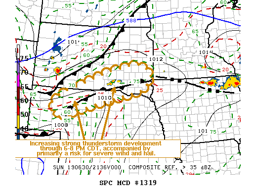 Mesoscale Discussion 1319