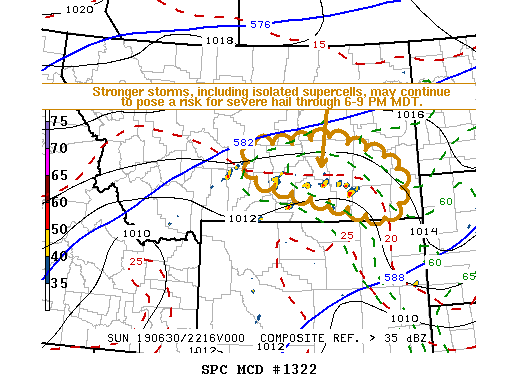 Mesoscale Discussion 1322