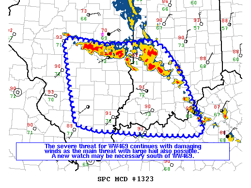 Mesoscale Discussion 1323