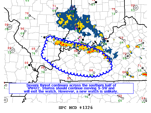 Mesoscale Discussion 1326