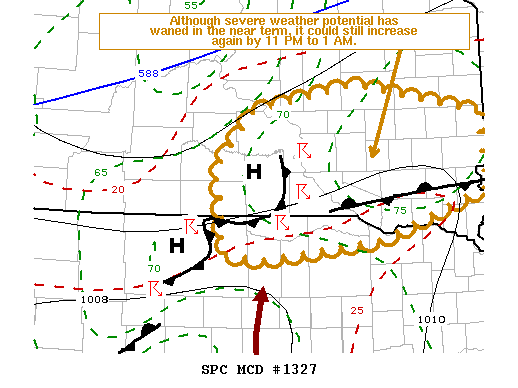 Mesoscale Discussion 1327