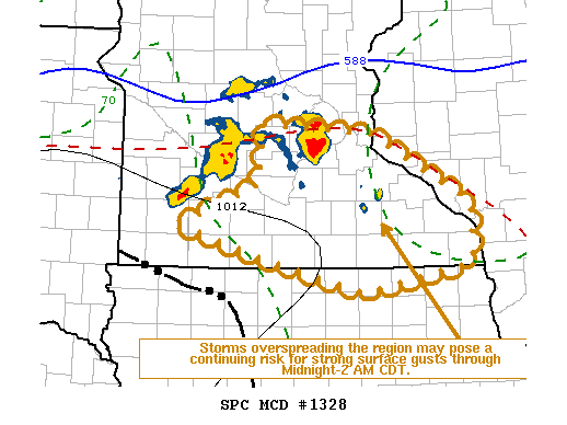 Mesoscale Discussion 1328
