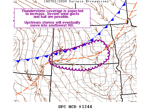 Mesoscale Discussion 1344