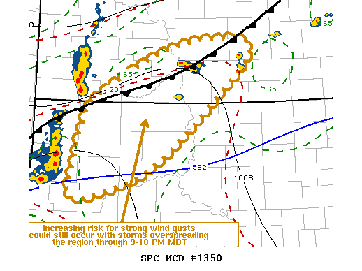 Mesoscale Discussion 1350