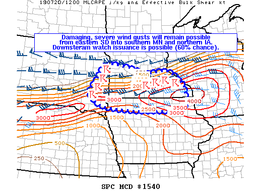 Mesoscale Discussion 1540