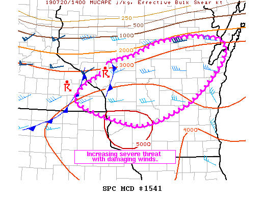 Mesoscale Discussion 1541