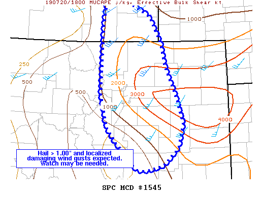 Mesoscale Discussion 1545