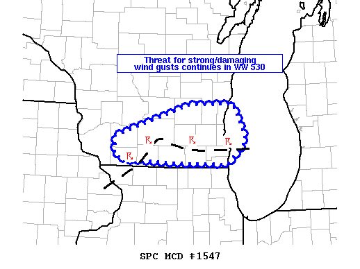 Mesoscale Discussion 1547