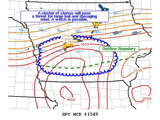Mesoscale Discussion 1549