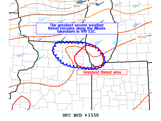 Mesoscale Discussion 1550