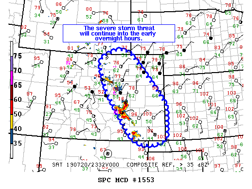 Mesoscale Discussion 1553